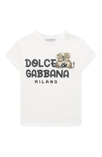 Хлопковая футболка Dolce & Gabbana