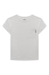 Хлопковая футболка Brunello Cucinelli