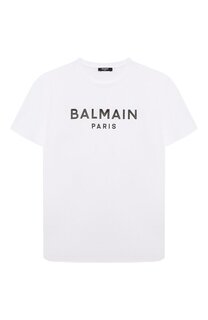 Хлопковая футболка Balmain