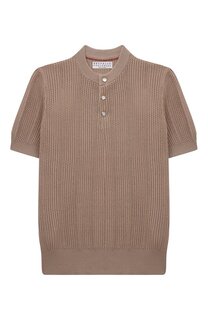 Хлопковый пуловер Brunello Cucinelli