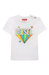 Хлопковая футболка Diesel