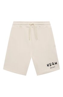 Хлопковые шорты MSGM kids