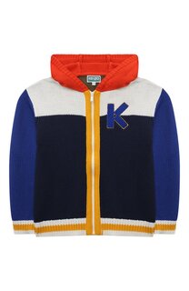 Кардиган из хлопка и шерсти Kenzo