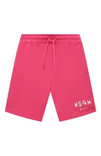 Хлопковые шорты MSGM kids