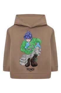 Хлопковое худи Fendi