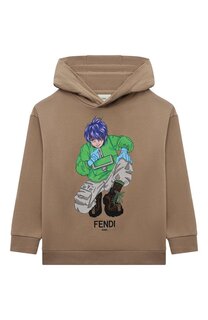 Хлопковое худи Fendi