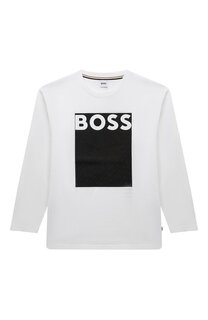 Хлопковый лонгслив BOSS