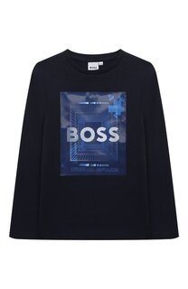 Хлопковый лонгслив BOSS