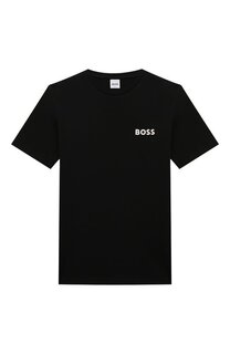 Хлопковая футболка BOSS