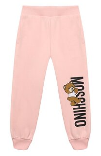 Хлопковые джоггеры Moschino