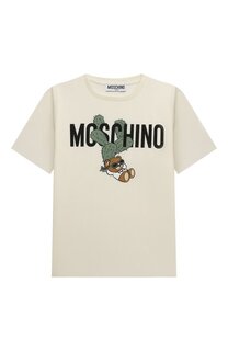 Хлопковая футболка Moschino