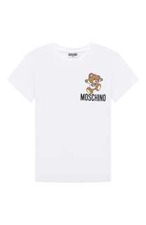 Хлопковая футболка Moschino