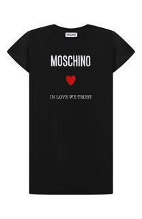 Хлопковое платье Moschino