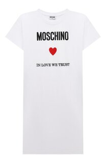 Хлопковое платье Moschino