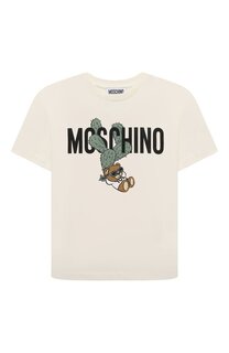 Хлопковая футболка Moschino