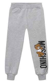 Хлопковые джоггеры Moschino