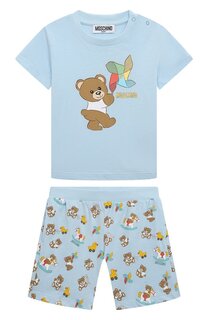 Комплект из футболки и шорт Moschino