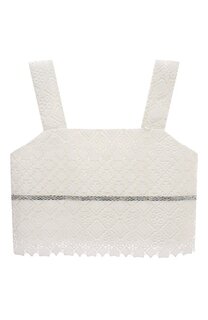 Хлопковый топ Elie Saab junior