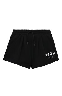 Хлопковые шорты MSGM kids