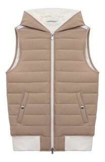 Утепленный жилет Brunello Cucinelli