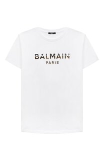 Хлопковая футболка Balmain