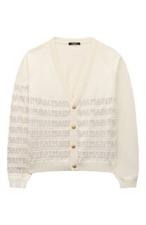 Кардиган из хлопка и вискозы Balmain