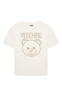 Хлопковая футболка Moschino
