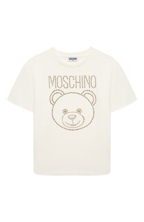 Хлопковая футболка Moschino