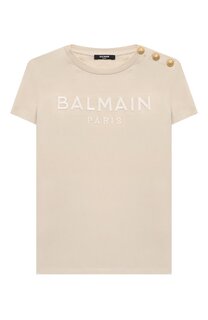 Хлопковая футболка Balmain