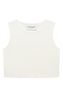 Топ из вискозы Trussardi junior