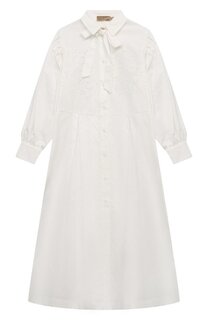 Хлопковое платье Elie Saab junior