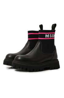 Кожаные ботинки MSGM kids