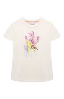 Хлопковая футболка Trussardi junior