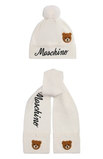 Комплект из шапки и шарфа Moschino