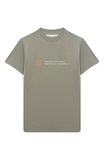 Хлопковая футболка Brunello Cucinelli