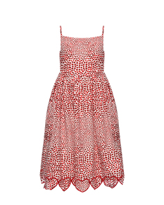 Сарафан с принтом &quot;сердца&quot; Stella McCartney