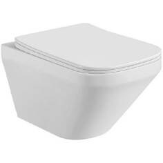 Унитаз подвесной Акватек Лира AQ1155-00 безободковый, с сидением микролифт