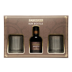 Набор парфюмерии AMBASSADOR Парфюмерный набор с бокалами Rum Bottle