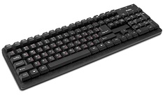 Клавиатура Sven Standard 301 SV-03100301UB чёрная, USB, 105 кнопок