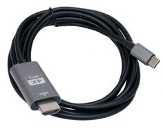 Кабель-переходник Cablexpert CCB-A-CM-HDMI-1.8M с Type-C на HDMI v2.0, Mobile, 1.8м, черный, коробка