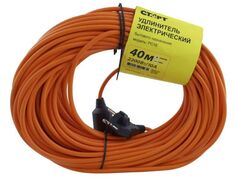 Удлинитель сетевой Старт СТАРТ С/УД S 1х40-Z/РС16 1 шт, 40 м, провод ПВС с сечением 3*0,75 мм², с заземлением, 2200 Вт, 10 А, защита IP44