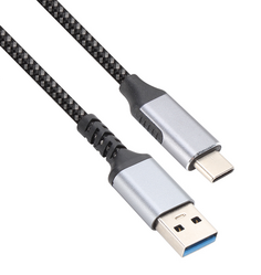 Кабель VCOM CU401M-2M USB3.2 Gen2, AM/CM, 10Gbs, All Shell, 2м