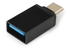 Переходник Garnizon GCC-A-USB3-CMAF USB 3.0 Type-C(M)/AF, с поддержкой OTG, черный, пакет Гарнизон