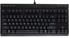 Клавиатура Corsair K63 CH-9115020-RU игровая Compact Mechanical, Backlit Red LED, Cherry MX Red