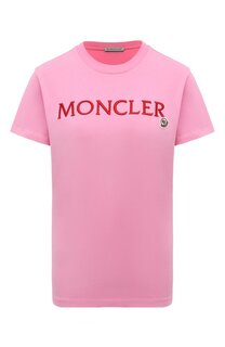 Хлопковая футболка Moncler