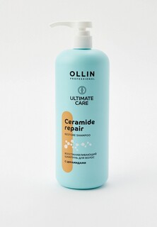 Шампунь Ollin для восстановления волос с церамидами
