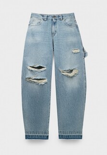 Джинсы Darkpark audrey - bow carpenter denim used light wash ripped