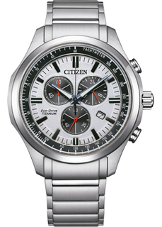 Японские наручные мужские часы Citizen AT2530-85A. Коллекция Super Titanium