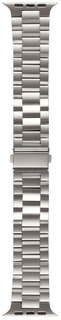 moonfish Ремешок для Apple Watch 42/49 мм, сталь, серебристый