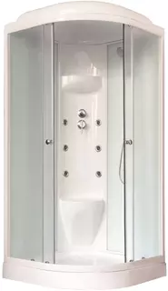 Душевая кабина 100x100x217 см Royal Bath RB100HK7-WC матовое